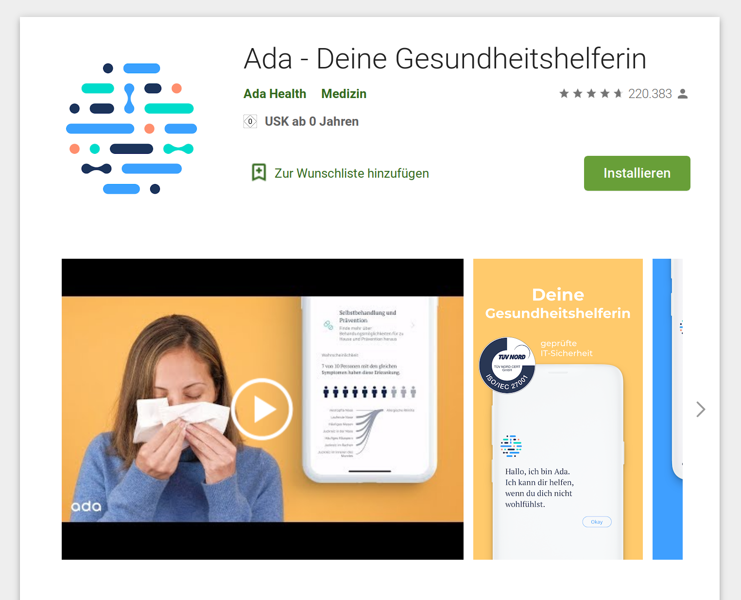 ada gesundheitsapp